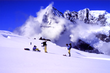 Snowboarding im Himalaya